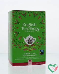 English Tea Shop Green tea pomegranate bio