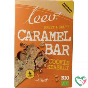Leev Cookiebar karamel & zeezout bio