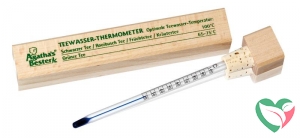 Agatha S bester Theewater thermometer houten doos