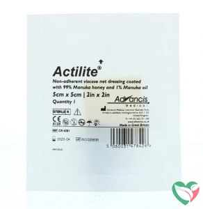 Advancis Actilite manuka non adh. netverband viscose 5 x 5